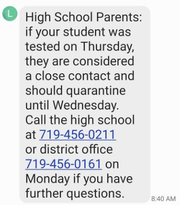 Las Animas Schools Text to Parents SECO  News seconews.org